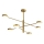 LED Hanglamp met vaste pendel LED/30W/230V 3000K goud