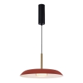 LED-hanglamp NUDO aan kabel, 11W, 230V, 3000/4000/6000K, rood