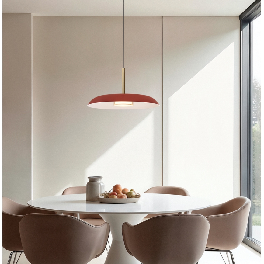 LED-hanglamp NUDO aan kabel, 11W, 230V, 3000/4000/6000K, rood