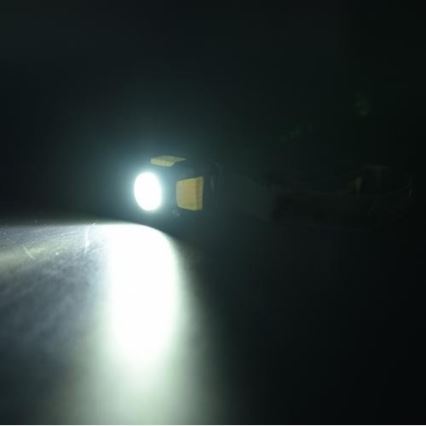 LED Hoofdlamp 2xLED/5W/3xAAA + LED/3W