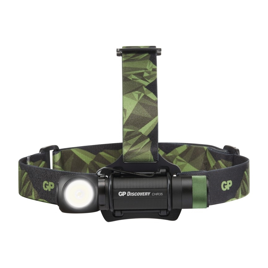 LED Hoofdlamp GP DISCOVERY CHR35 LED/3,7V/2600mAh