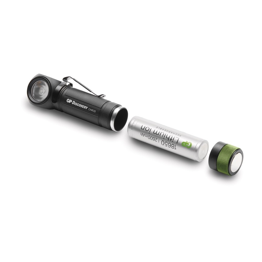 LED Hoofdlamp GP DISCOVERY CHR35 LED/3,7V/2600mAh