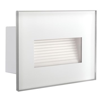 LED Inbouw lamp GLASI LED/3W/230V 4000K IP44 wit
