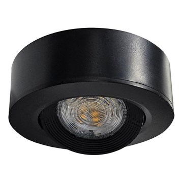 LED Inbouw/opbouw Spot 2in1 LED/5W/230V 4200K diameter 9,3 cm zwart