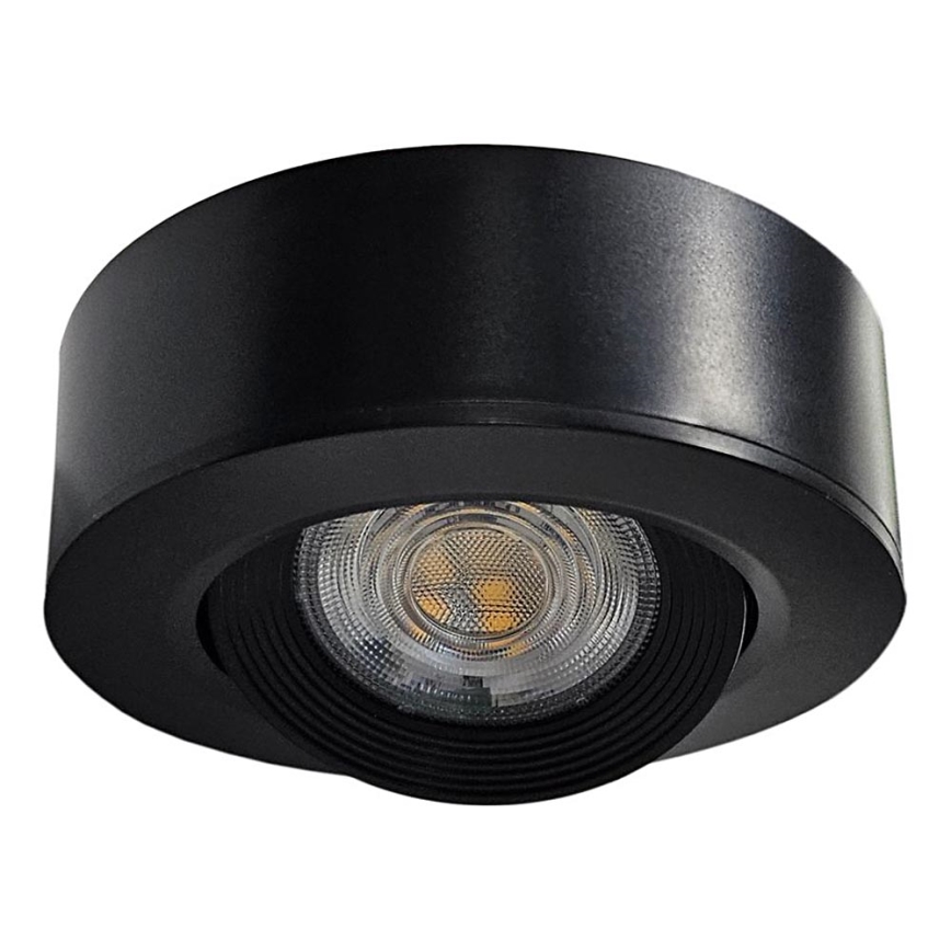 LED Inbouw/opbouw Spot 2in1 LED/5W/230V 4200K diameter 9,3 cm zwart
