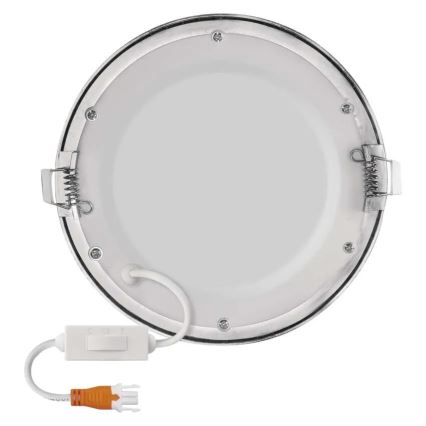LED inbouwarmatuur NEXXO LED/12,5W/230V 3000/3500/4000K zilverkleurig Ø 17 cm