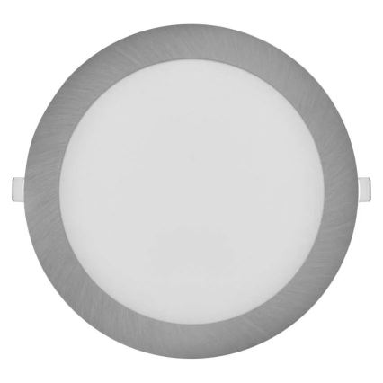 LED inbouwarmatuur NEXXO LED/18W/230V 3000/3500/4000K zilver diam. 22,5 cm