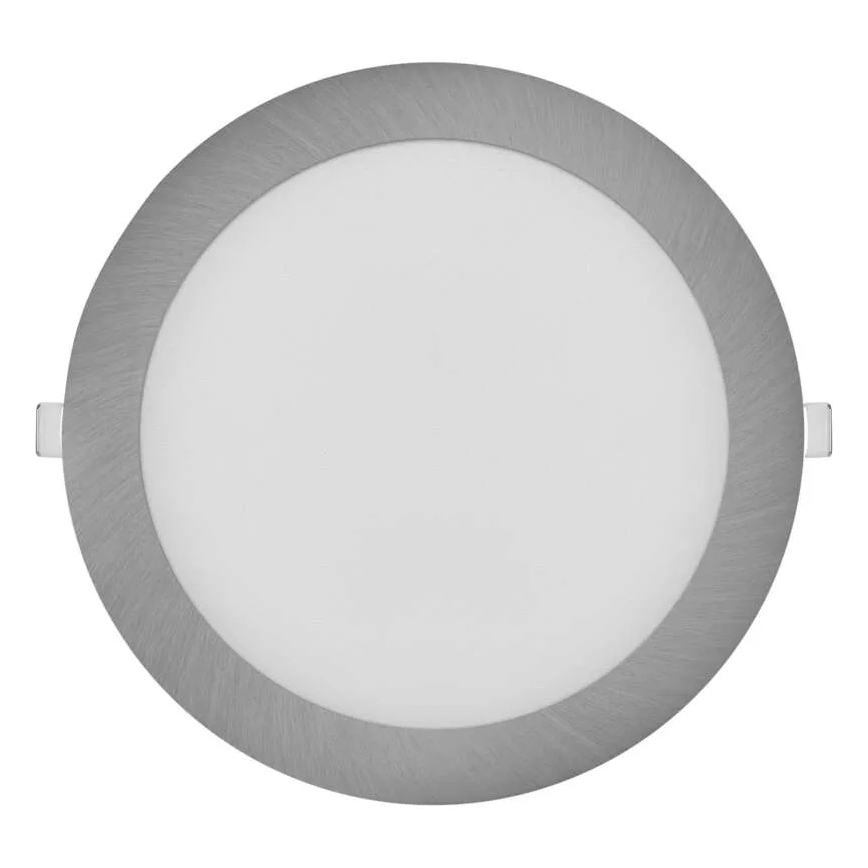 LED inbouwarmatuur NEXXO LED/18W/230V 3000/3500/4000K zilver diam. 22,5 cm