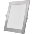LED inbouwarmatuur NEXXO LED/18W/230V 3000/3500/4000K zilverkleurig 22,5x22,5 cm
