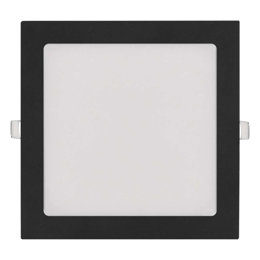 LED inbouwarmatuur NEXXO LED/18W/230V 3000/3500/4000K zwart 22,5 x 22,5 cm