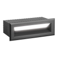 LED inbouwarmatuur voor buiten FLIK LED/3W/230V IP65 antraciet