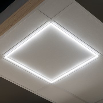 LED Inbouwframe AVAR LED/40W/230V 4000K 59x59 cm