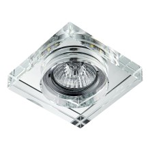 LED Inbouwlamp ELEGANT DOUBLE LIGHT 1xGU10/50W+LED/3W
