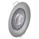 LED Inbouwlamp EXCLUSIVE 1xLED/5W/230V 3000 K zilver