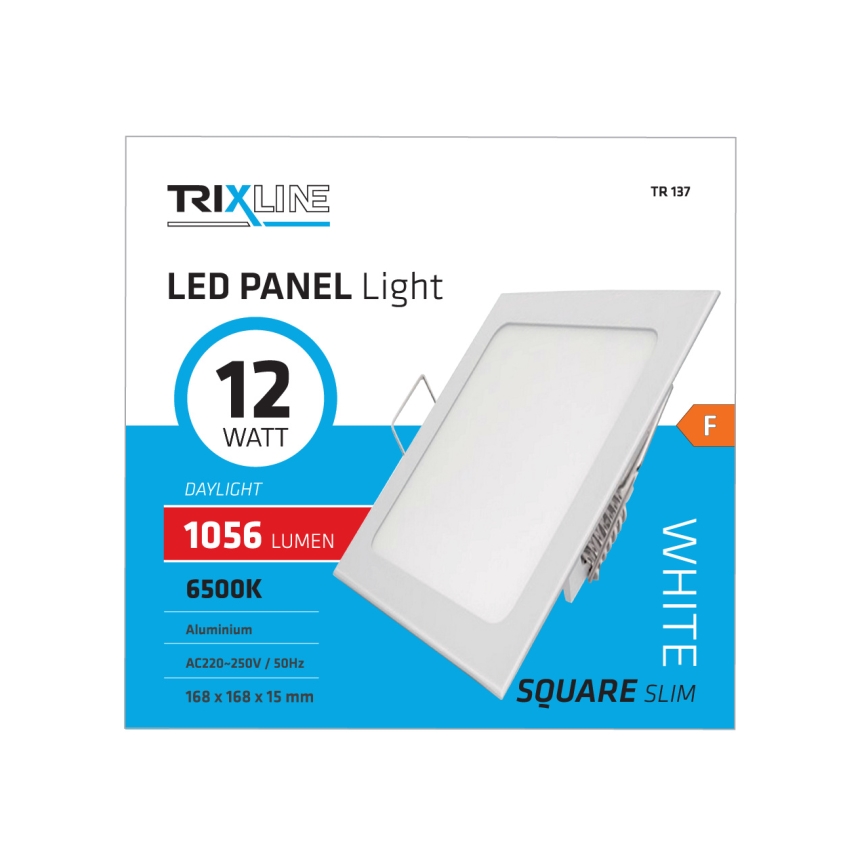 LED Inbouwlamp SQUARE LED/12W/230V 6500K