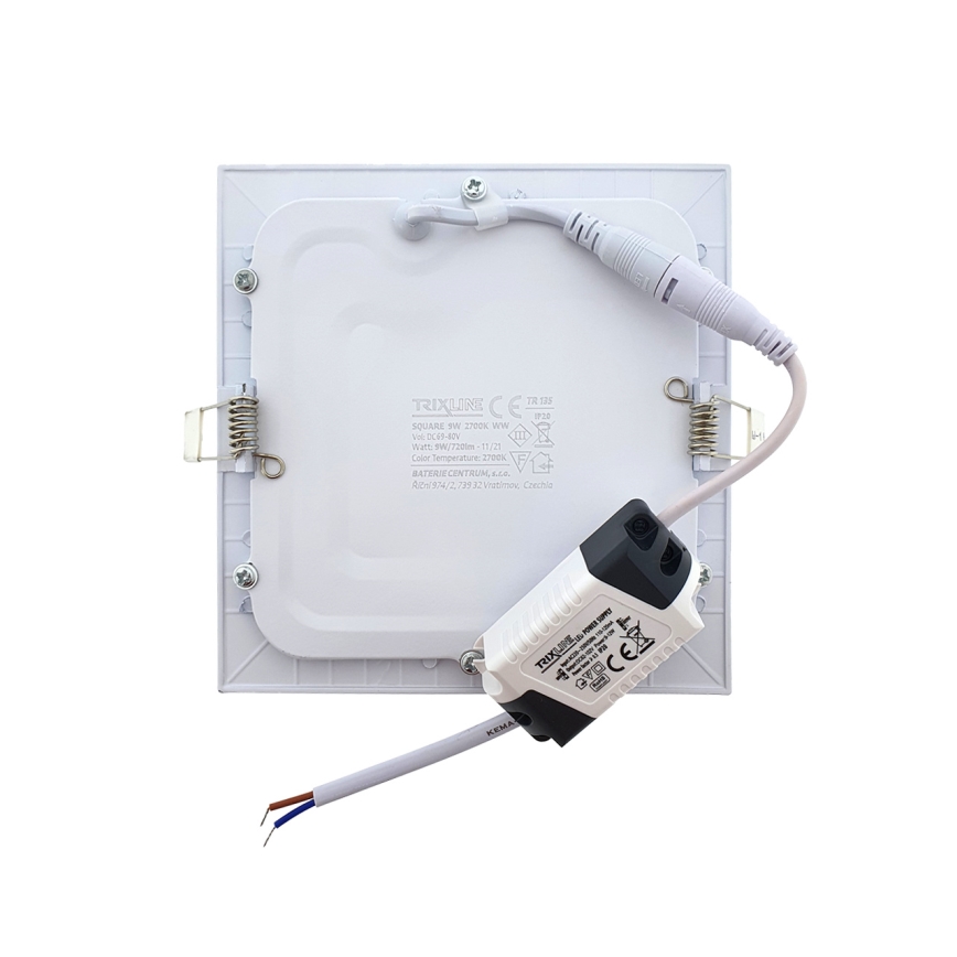 LED Inbouwlamp SQUARE LED/9W/230V 2700K