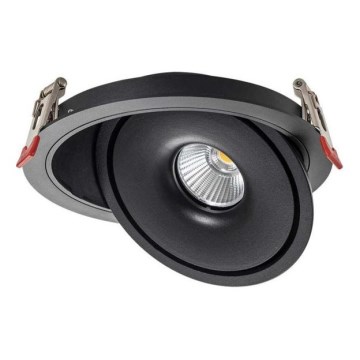 LED Inbouwspot LED/12W/230V 3000/4000/6400K diameter 12 cm zwart