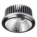 LED Inbouwspot LED/20W/230V 3000K 40°/20° diameter 11 cm glanzend chroom