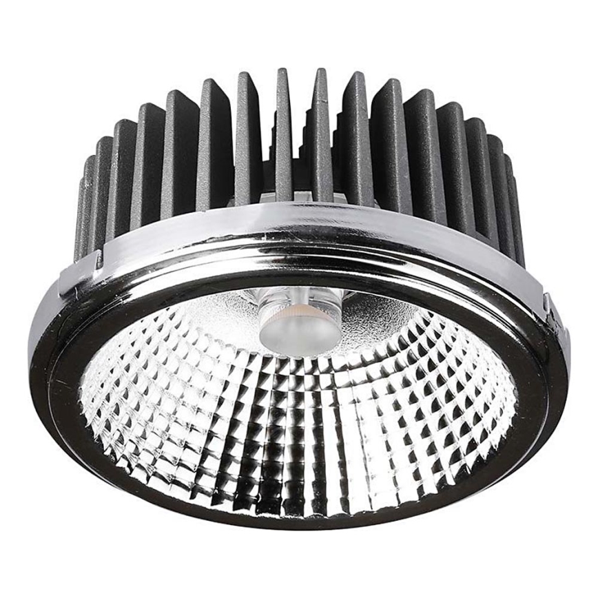 LED Inbouwspot LED/20W/230V 4000K 40°/20° diameter 11 cm glanzend chroom