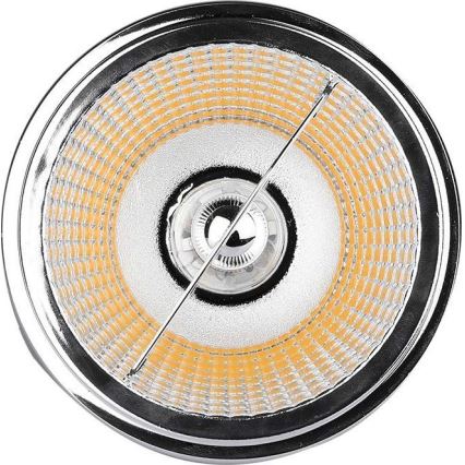 LED Inbouwspot LED/20W/230V 4000K 40°/20° diameter 11 cm glanzend chroom