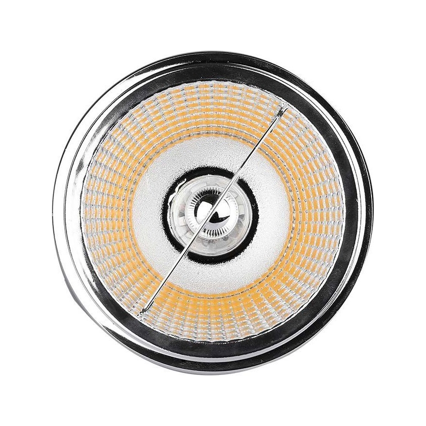LED Inbouwspot LED/20W/230V 4000K 40°/20° diameter 11 cm glanzend chroom