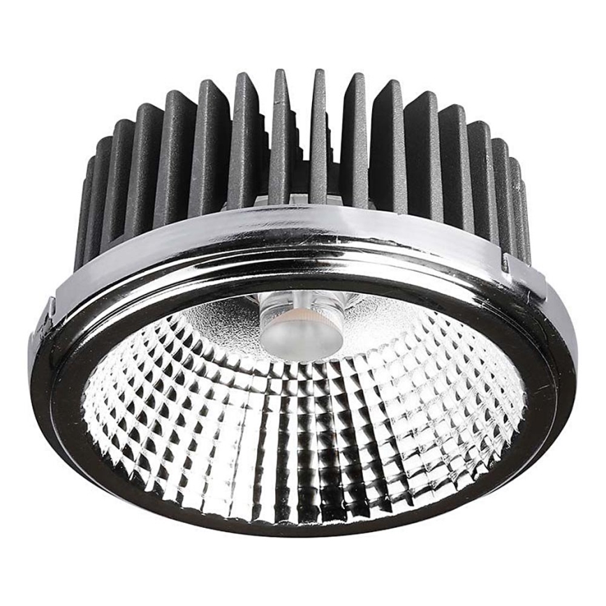 LED Inbouwspot LED/20W/230V 6400K 40°/20° diameter 11 cm glanzend chroom