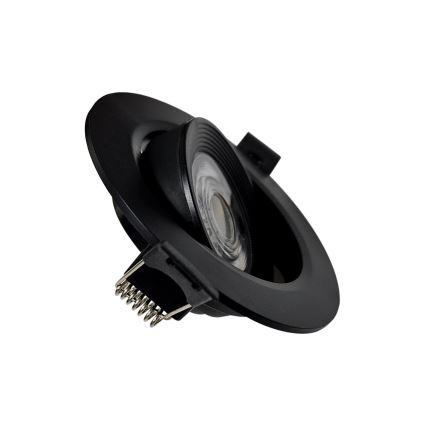LED Inbouw/opbouw Spot 2in1 LED/5W/230V 4200K diameter 9,3 cm zwart