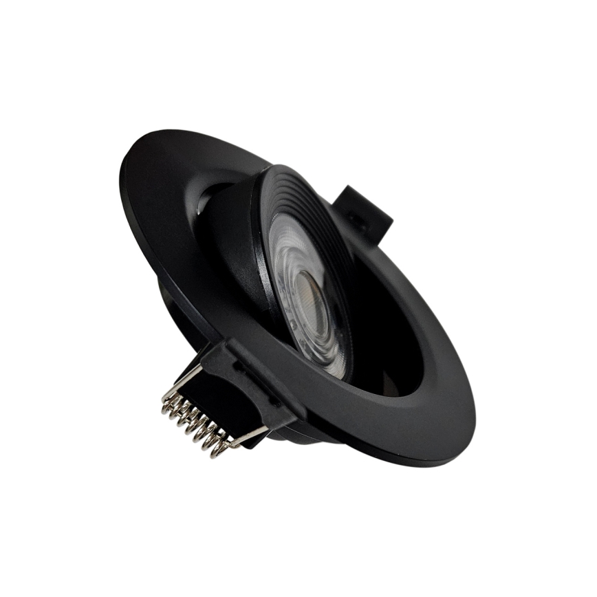 LED Inbouw/opbouw Spot 2in1 LED/5W/230V 4200K diameter 9,3 cm zwart