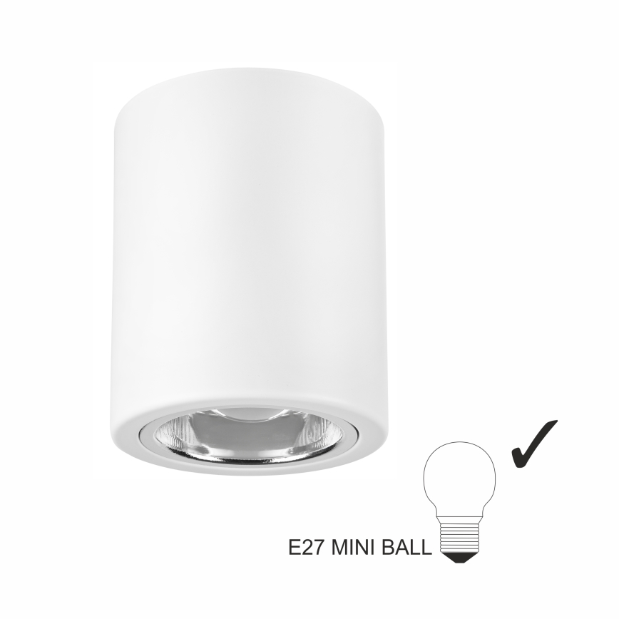 LED Inbouwspot TACO 1xE27/15W/230V wit