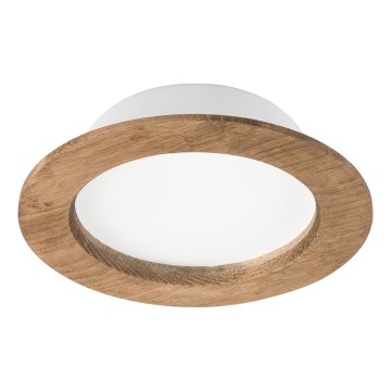 LED Inbouwspot WOODY SPOT LED/12,5W/230V 3000K walnoot Ø 16 cm