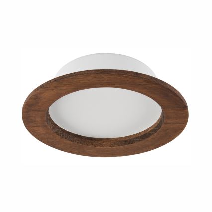 LED Inbouwspot WOODY SPOT LED/12,5W/230V 4000K kersenhout Ø 16 cm