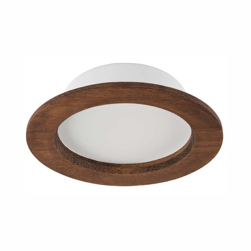 LED Inbouwspot WOODY SPOT LED/12,5W/230V 4000K kersenhout Ø 16 cm
