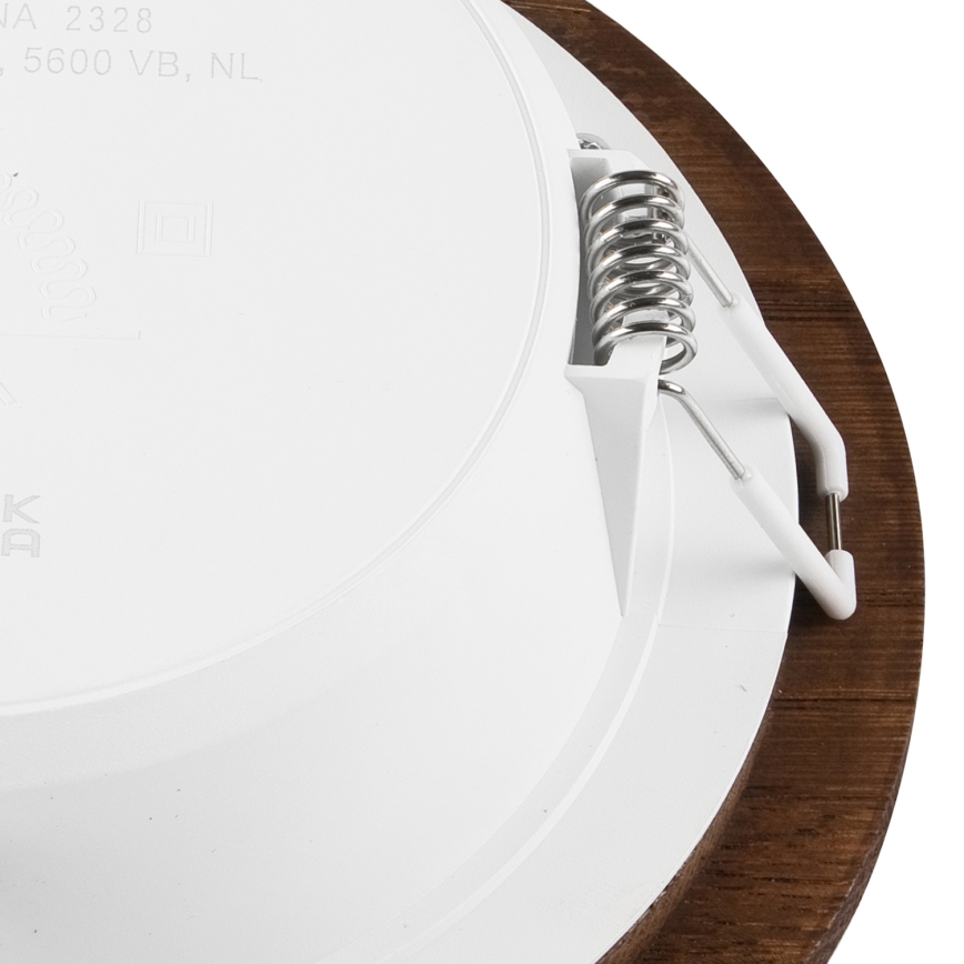 LED Inbouwspot WOODY SPOT LED/12,5W/230V 4000K kersenhout Ø 16 cm