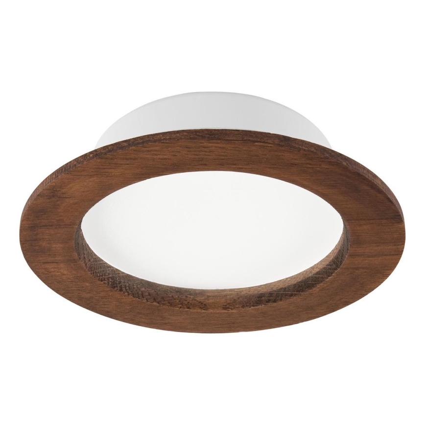 LED Inbouwspot WOODY SPOT LED/12,5W/230V 4000K kersenhout Ø 16 cm