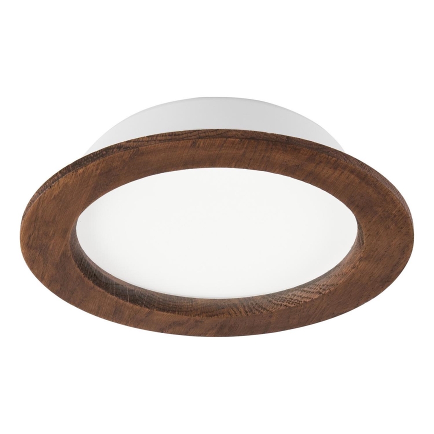 LED Inbouwspot WOODY SPOT LED/16,5W/230V 4000K kersenhout Ø 18,5 cm