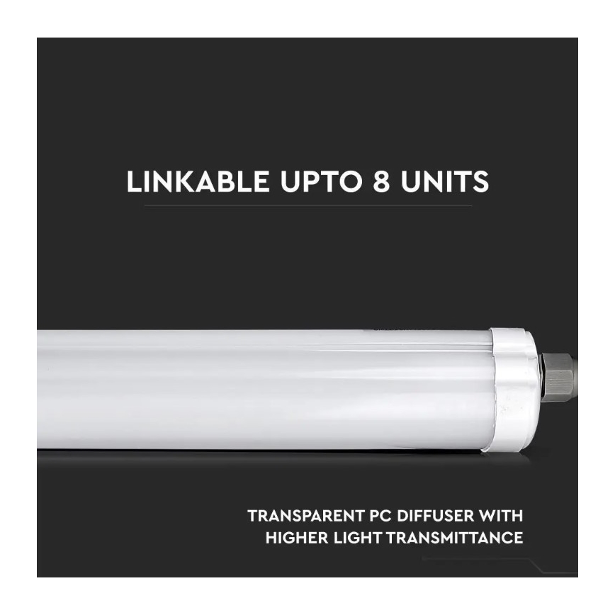 LED Industrie Lamp G-SERIES LED/36W/230V 120 cm 6400K IP65