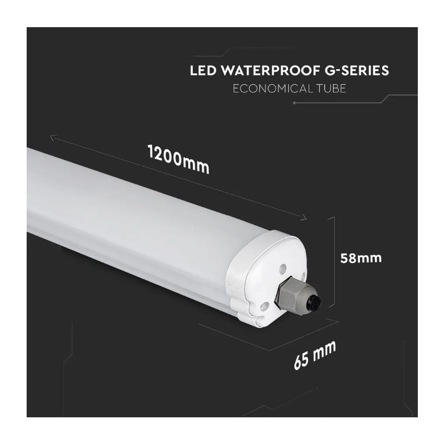 LED Industrie Lamp G-SERIES LED/36W/230V 120 cm 6400K IP65