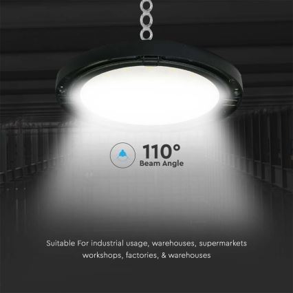 LED Industriële High Bay Lamp LED/100W/230V IP65 6500K