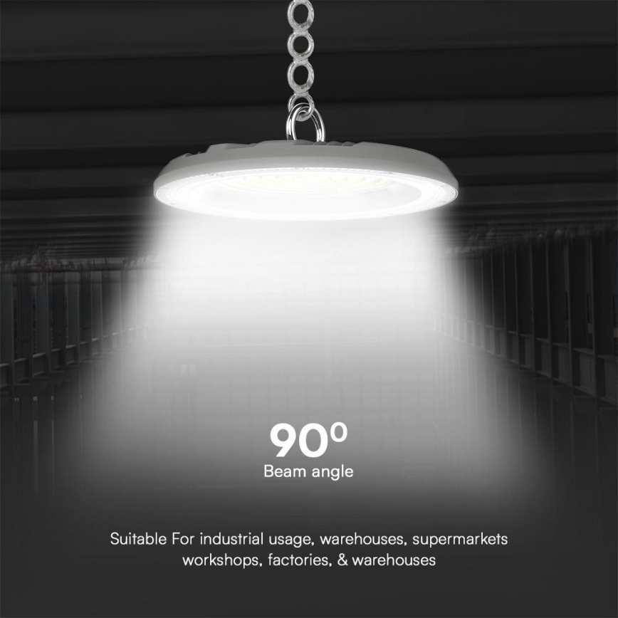 LED Industriële lamp High Bay LED/100W/230V 3000/4000/6500K IP65 ø 23,5 cm