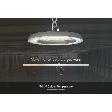 LED Industriële lamp High Bay LED/100W/230V 3000/4000/6500K IP65 ø 23,5 cm