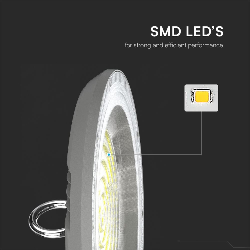 LED Industriële lamp High Bay LED/100W/230V 3000/4000/6500K IP65 ø 23,5 cm