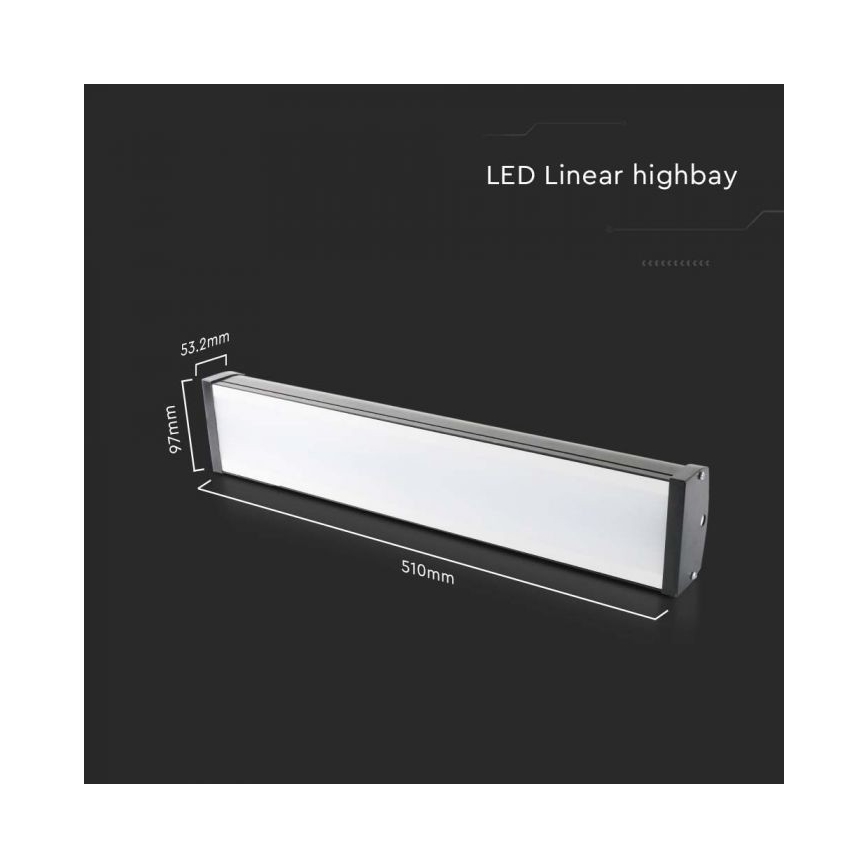 LED Industriële lamp High Bay LED/100W/230V 4000K IP65