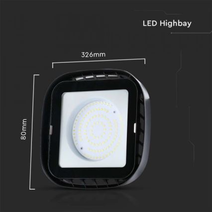 LED Industriële lamp High Bay LED/200W/230V 4000K IP65