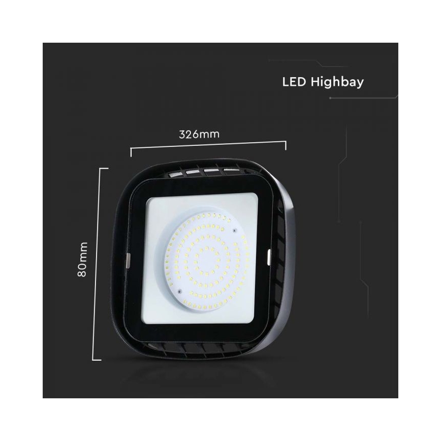 LED Industriële lamp High Bay LED/200W/230V 6500K IP65