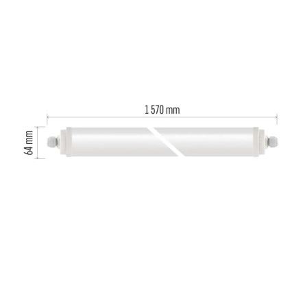 LED Industriële lamp LED/51W/230V IP65 4000K 157 cm