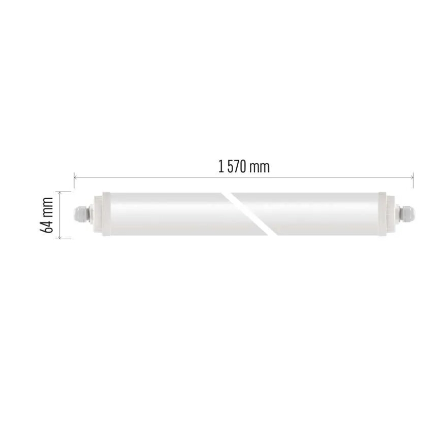 LED Industriële lamp LED/51W/230V IP65 4000K 157 cm