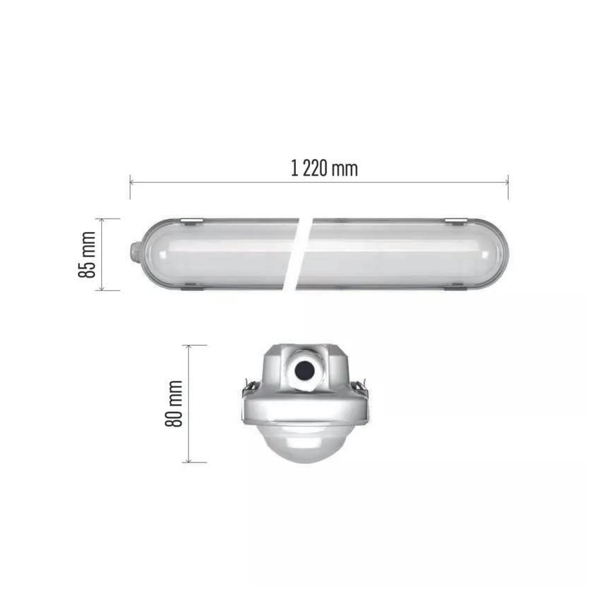 LED Industriële lamp met noodmodule EMERGENCY LED/40W/230V 4000K 122 cm IP66