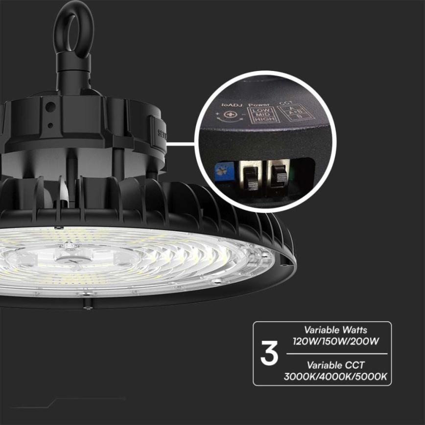 LED Industriële lamp High Bay LED/200W/230V 3000K/4000K/6000K IP65