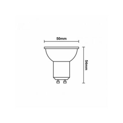 LED Keramiek Lamp GU10/9,5W/230V 4000K