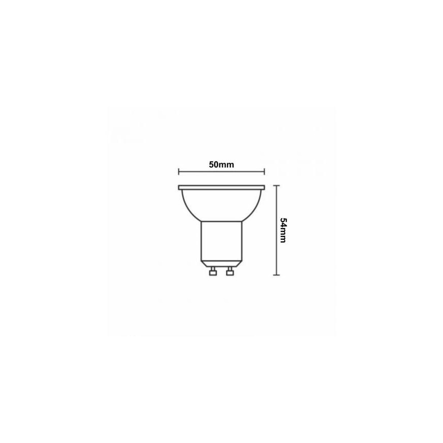 LED Keramiek Lamp GU10/9,5W/230V 4000K